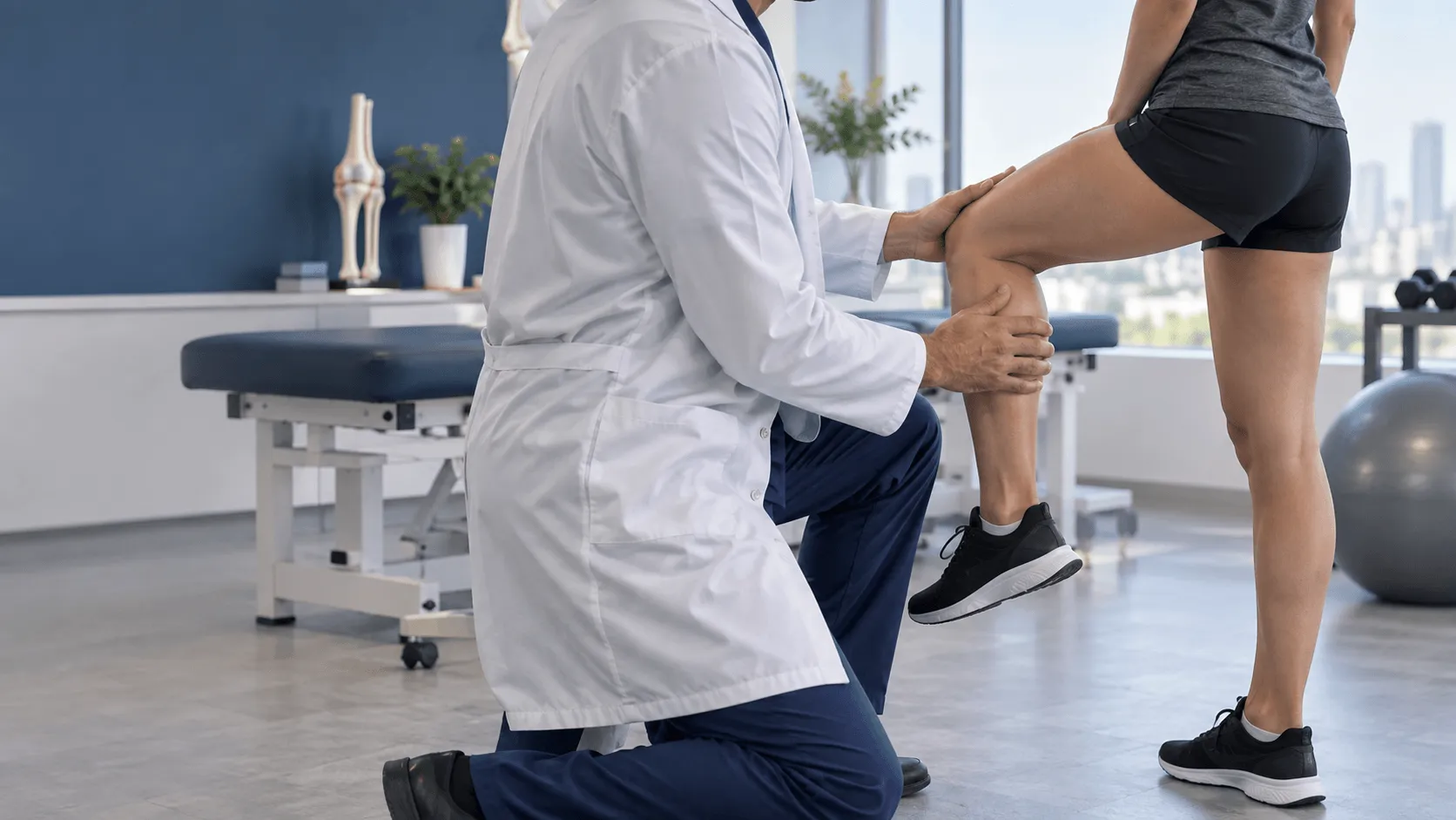 Valoración de rodilla en atleta