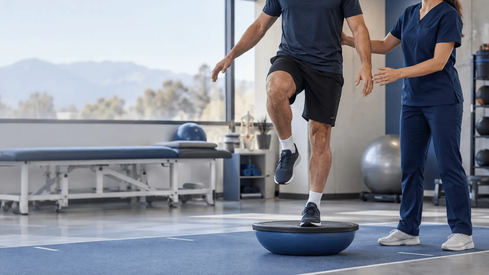 Ejercicio de equilibrio para regreso progresivo a la actividad